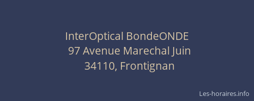 InterOptical BondeONDE