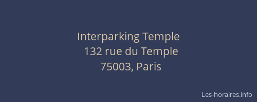 Interparking Temple