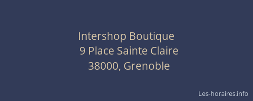 Intershop Boutique