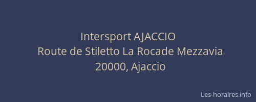 Intersport AJACCIO