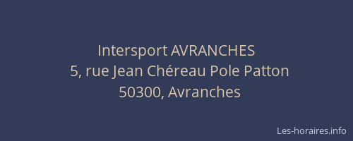 Intersport AVRANCHES