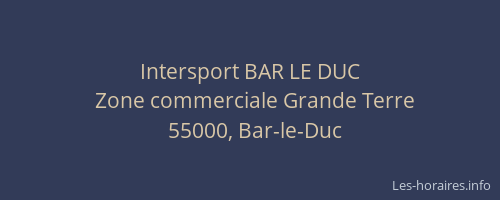 Intersport BAR LE DUC