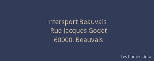 Intersport Beauvais