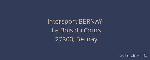 Intersport BERNAY