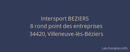 Intersport BEZIERS