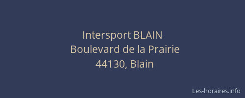 Intersport BLAIN