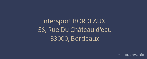 Intersport BORDEAUX