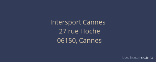 Intersport Cannes