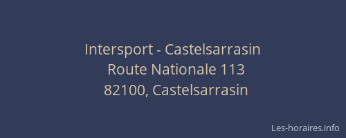 Intersport - Castelsarrasin