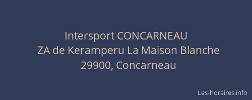 Intersport CONCARNEAU