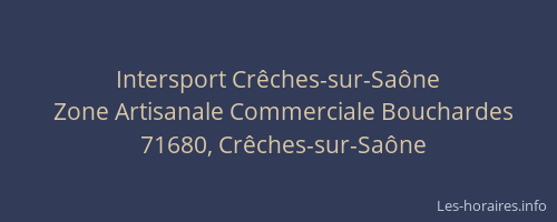 Intersport Crêches-sur-Saône