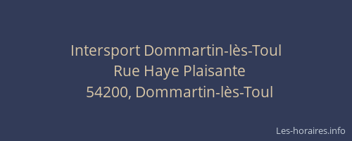 Intersport Dommartin-lès-Toul