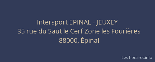 Intersport EPINAL - JEUXEY