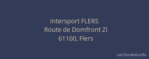 Intersport FLERS
