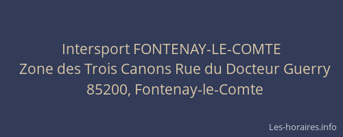 Intersport FONTENAY-LE-COMTE