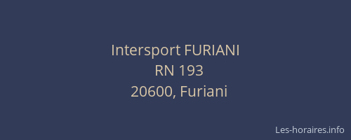 Intersport FURIANI