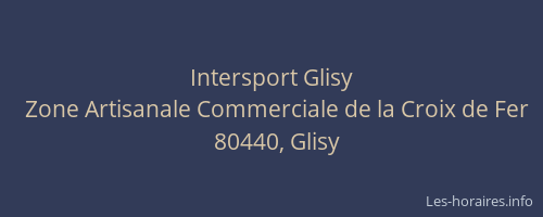 Intersport Glisy