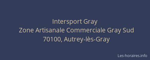 Intersport Gray