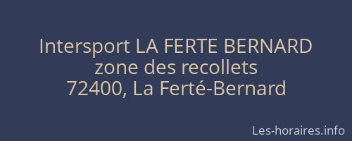 Intersport LA FERTE BERNARD