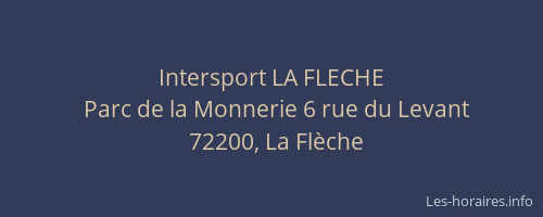 Intersport LA FLECHE