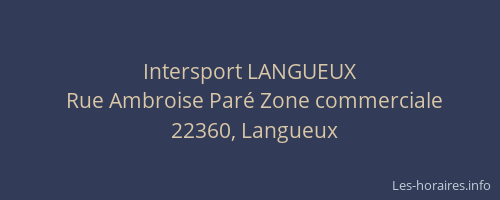 Intersport LANGUEUX