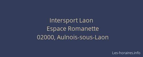 Intersport Laon