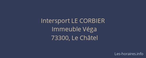 Intersport LE CORBIER