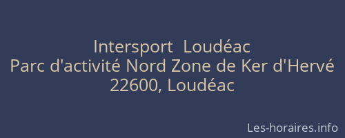 Intersport  Loudéac