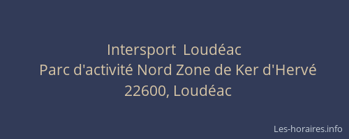 Intersport  Loudéac