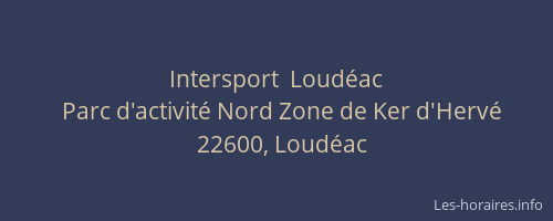 Intersport  Loud&eacute;ac