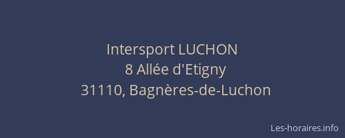 Intersport LUCHON