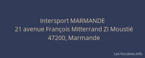 Intersport MARMANDE