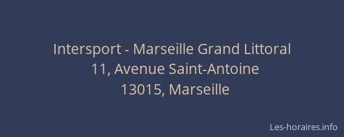 Intersport - Marseille Grand Littoral