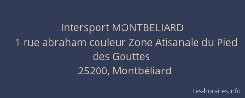 Intersport MONTBELIARD