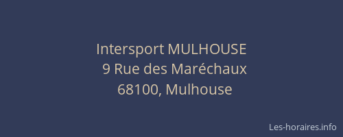 Intersport MULHOUSE