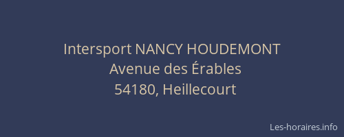 Intersport NANCY HOUDEMONT