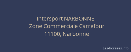 Intersport NARBONNE
