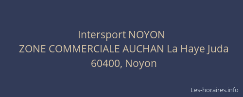 Intersport NOYON