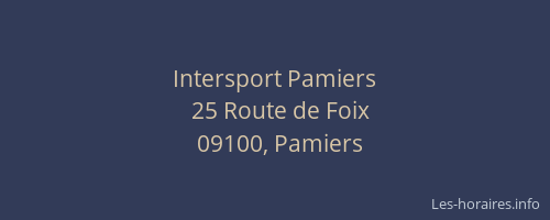 Intersport Pamiers