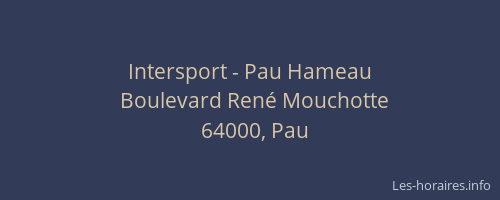 Intersport - Pau Hameau