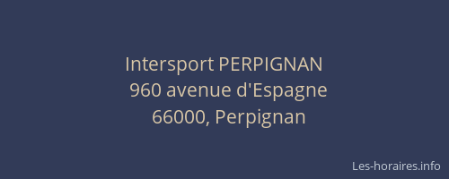 Intersport PERPIGNAN