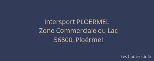 Intersport PLOERMEL