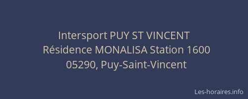 Intersport PUY ST VINCENT