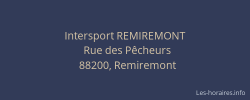 Intersport REMIREMONT