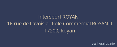 Intersport ROYAN