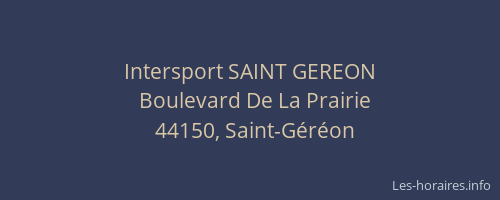 Intersport SAINT GEREON