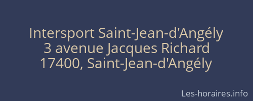 Intersport Saint-Jean-d'Angély