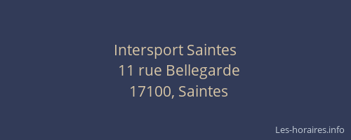 Intersport Saintes