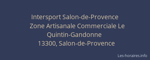 Intersport Salon-de-Provence