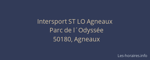 Intersport ST LO Agneaux